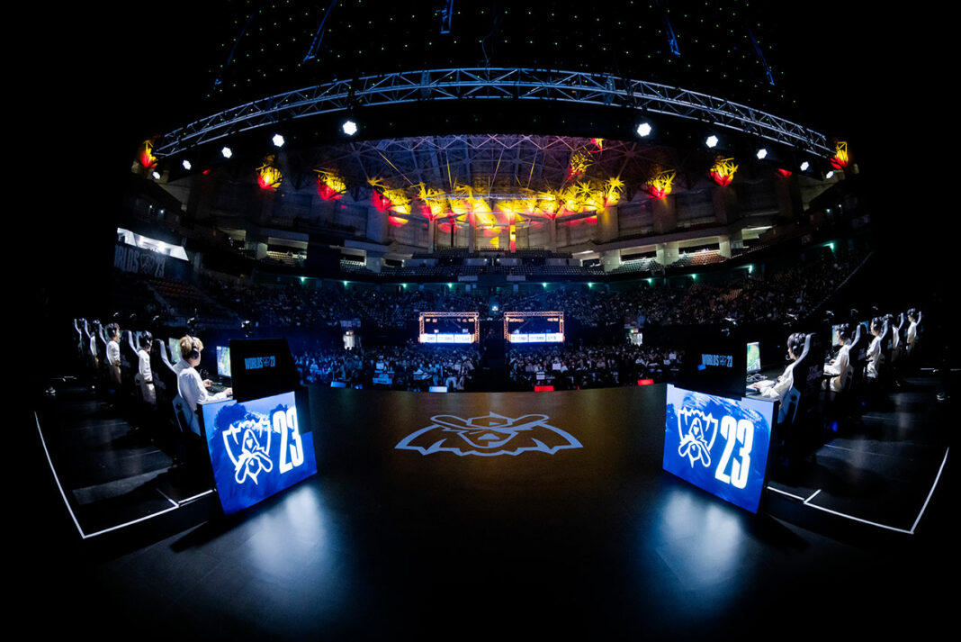 Demi-finale WORLDS 2023, Busan, Corée du Sud. Crédits : LoL Esports