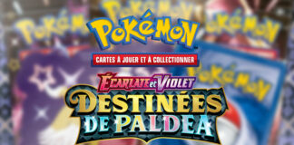JCC Pokémon : L’extension Écarlate et Violet – Destinées de Paldea est disponible JCC-Pokémon-Écarlate-et-Violet-–-Destinées-de-Paldea