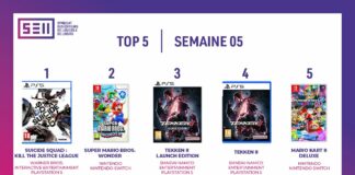 TOP des Ventes de Jeux Vidéo – semaine 5 / 2024 TOP Ventes Jeux Video sem 5 2024