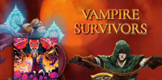 Vampire Survivors : le Coffret Vinyle annoncé pour le 26 avril 2024 Vampire-Survivors-(Original-Soundtrack-Vol.1)-2LP-01