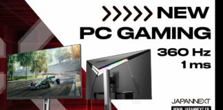 Japannext propose une expérience de jeu ultime avec son nouvel écran 360Hz de 27” JAPANNEXT