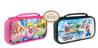 Deux pochettes pour Nintendo Switch aux couleurs de Princess Peach Showtime! et Super Mario Bros Wonder disponibles R.D.S-Industries-x-Nacon-x-Nintendo-Switch