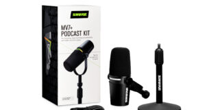Shure dévoile son nouveau microphone MV7+ Shure MV7+