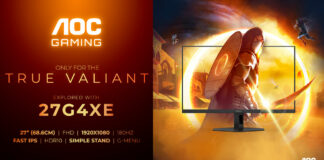 AGON by AOC enrichit sa nouvelle gamme G4 avec les moniteurs 24G4XE et 27G4XE AGON-by-AOC-27G4XE_1200x628_EN