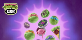 Lush x Tortues Ninja : les Tortues vous accompagnent dans le bain et la douche Lush-x-Tortues-Ninja-Lush_x_TMNT_Group_shot_Full_range_Landscape