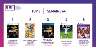 TOP des Ventes de Jeux Vidéo – semaine 44 / 2025 TOP des Ventes de Jeux Vidéo – semaine 44 / 2025