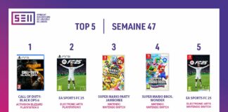 TOP des Ventes de Jeux Vidéo – semaine 47 / 2024 TOP Ventes Jeux Vidéo sem 47 2024