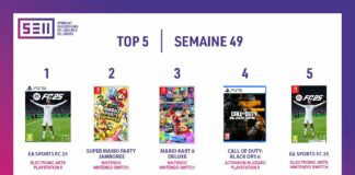 TOP des Ventes de Jeux Vidéo – semaine 49 / 2024 TOP Ventes Jeux Vidéo sem 49 2024