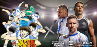 eFootball collabore avec Captain Tsubasa eFootball-x-Captain-Tsubasa-Key-visual