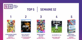 TOP des Ventes de Jeux Vidéo – semaine 52 / 2025 TOP Ventes Jeux Vidéo sem 52 2024