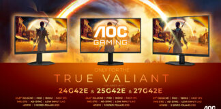 AOC GAMING G42 : la série de moniteurs qui démocratise le rafraîchissement élevé dans les jeux AOC-GAMING-24G42E_25G42E_27G42E_1200x628_pr