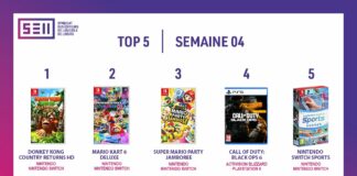 TOP des Ventes de Jeux Vidéo – semaine 4 / 2025 TOP Ventes Jeux Vidéo sem 4 2025