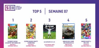 TOP des Ventes de Jeux Vidéo – semaine 7 / 2025 Top Ventes Jeux Vidéo sem 7 2025