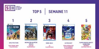 TOP des Ventes de Jeux Vidéo – semaine 11 / 2025 TOP Ventes Jeux Vidéo sem 11 2025