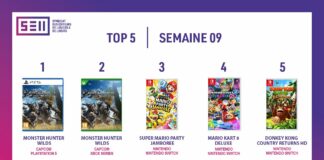 TOP des Ventes de Jeux Vidéo – semaine 9 / 2025 TOP Ventes Jeux Vidéo sem 9 2025