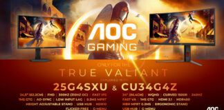 AGON by AOC annonce les CU34G4Z et 25G4SXU AGON by AOC