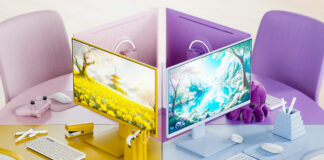 JapanNext dévoile sa nouvelle gamme de moniteurs 120hz PASTEL JAPANNEXT-Pastel---4-colors-V3