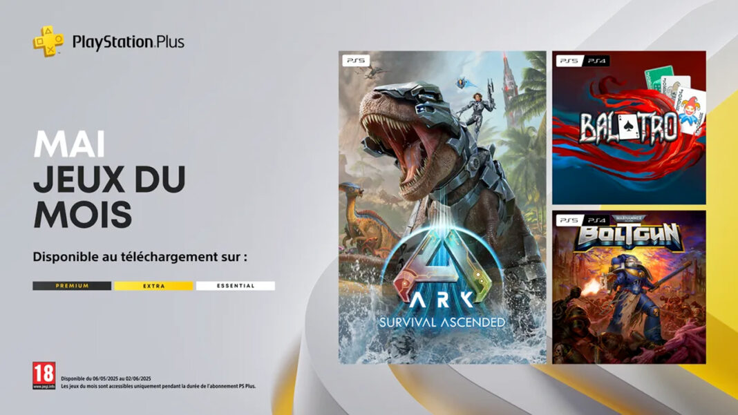 PlayStation Plus Mai 2025