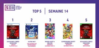 TOP des Ventes de Jeux Vidéo – semaine 14 / 2025 TOP Ventes Jeux Vidéo sem 14 2025