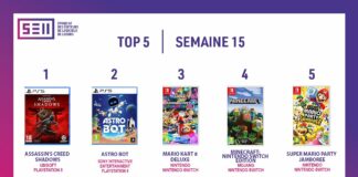 TOP des Ventes de Jeux Vidéo – semaine 15 / 2025 TOP Ventes Jeux Vidéo sem 15 2025