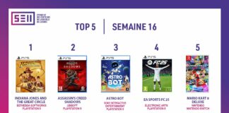 TOP des Ventes de Jeux Vidéo – semaine 16 / 2025 TOP Ventes Jeux Vidéo sem 16 2025