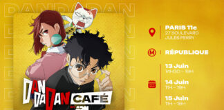 Le DAN DA DAN Café by ADN à Paris du 13 au 15 juin 2025 DAN DA DAN Café by ADN