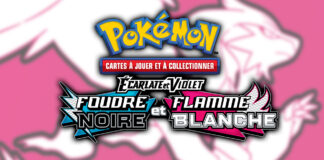 JCC Pokémon : les extensions Écarlate et Violet – Foudre Noire et Flamme Blanche est disponible JCC Pokémon