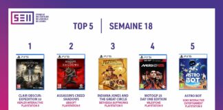TOP des Ventes de Jeux Vidéo – semaine 18 / 2025 TOP Ventes jeux Vidéo sem 18 2025