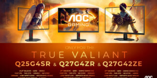 AOC complète sa série G4/G42 avec des modèles QHD à taux de rafraîchissement élevés AGON by AOC-GAMING-Q25G4SR,-Q27G4ZR-et-Q27G42ZE