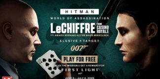 HITMAN World of Assassination : Mads Mikkelsen est Le Chiffre, la nouvelle Cible Fugitive HITMAN World of Assassination