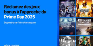Amazon Prime Day 2025 – 6 jeux PC en bonus dans l’offre Prime Gaming Prime Gaming