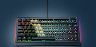 Razer BlackWidow V4 75%, premier clavier barebones de Razer Razer