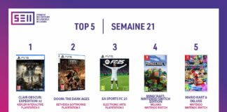 TOP des Ventes de Jeux Vidéo – semaine 21 / 2025 TOP Ventes Jeux Vidéo sem 21 2025