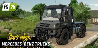 Farming Simulator 25 dévoile le pack Mercedes-Benz Trucks Farming Simulator 25