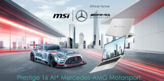 Le MSI Prestige 16 AI+ Mercedes-AMG Motorsport Limited Edition est désormais disponible MSI Prestige 16 AI+ Mercedes-AMG Motorsport Limited Edition