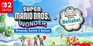 Super Mario Bros. Wonder débarque sur Nintendo Switch 2 Super Mario Bros. Wonder – Nintendo Switch 2 Edition + Rendez-vous au parc Bellabel