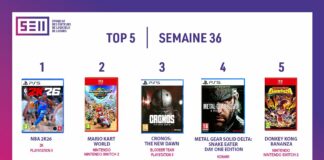 TOP des Ventes de Jeux Vidéo – semaine 36 / 2025 TOP Ventes Jeux Vidéo sem 36 2025