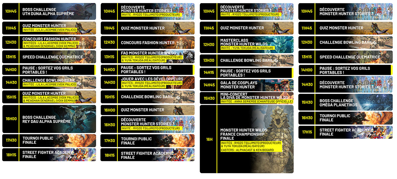 Scène-Capcom-PGW-2025---PROGRAMME-SEMAINE