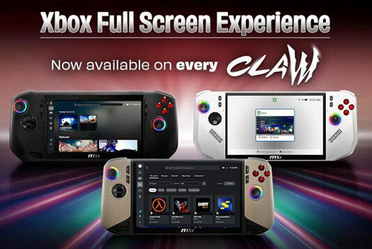 MSI Claw : les consoles de jeu portables supportent désormais le mode Xbox Full Screen Experience de Microsoft MSI