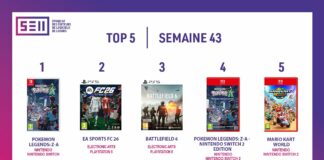 TOP des Ventes de Jeux Vidéo – semaine 43 / 2025 TOP Ventes Jeux Vidéo sem 43 2025