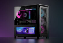 Corsair présente le FRAME 4000D LCD RS ARGB avec XENEON EDGE intégré Corsair