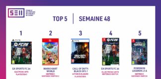 TOP des Ventes de Jeux Vidéo – semaine 48 / 2025 TOP Ventes Jeux Vidéo sem 48 2025