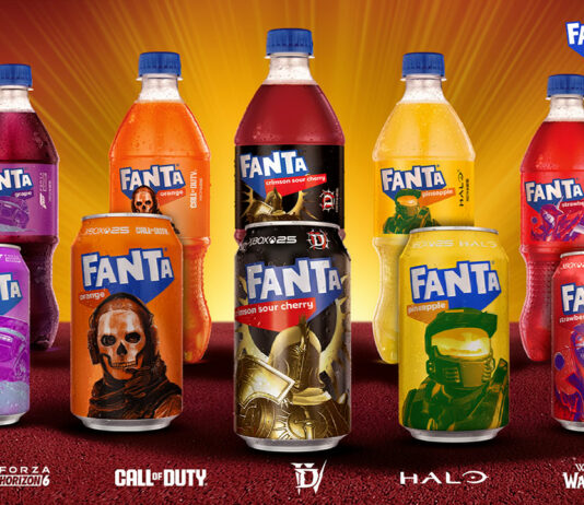 Xbox et Fanta s’associent pour une collection exclusive Fanta Xbox