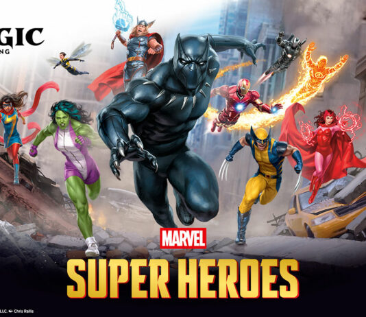 Magic: The Gathering s’invite sur le parvis de la gare Saint-Lazare pour le lancement de l’extension Marvel Super Heroes Magic: The Gathering x Marvel